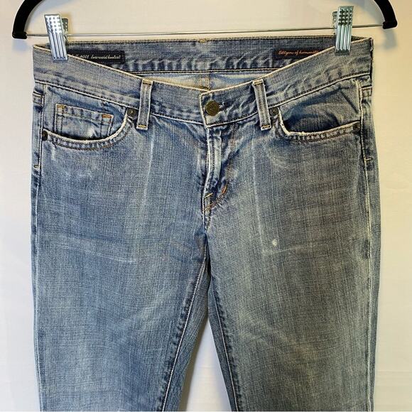 Vintage Citizens of Humanity‎ Kelly #001 Low Waist Bootcut Denim Jeans Size 27 - Picture 2 of 14